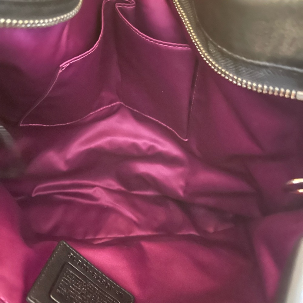 Coach Black Leather Women's Carly Bag - Picture 4 of 12